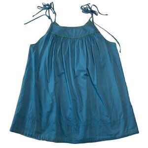 Lucky Brand Blue Babydoll Style Tank Top Size Medium